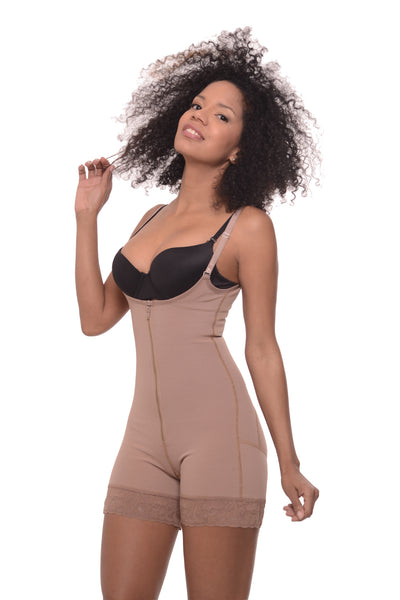 Brown full Bodysuit Shapewear